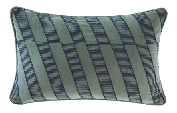 Coussin Mapoésie - Stripe Sauge