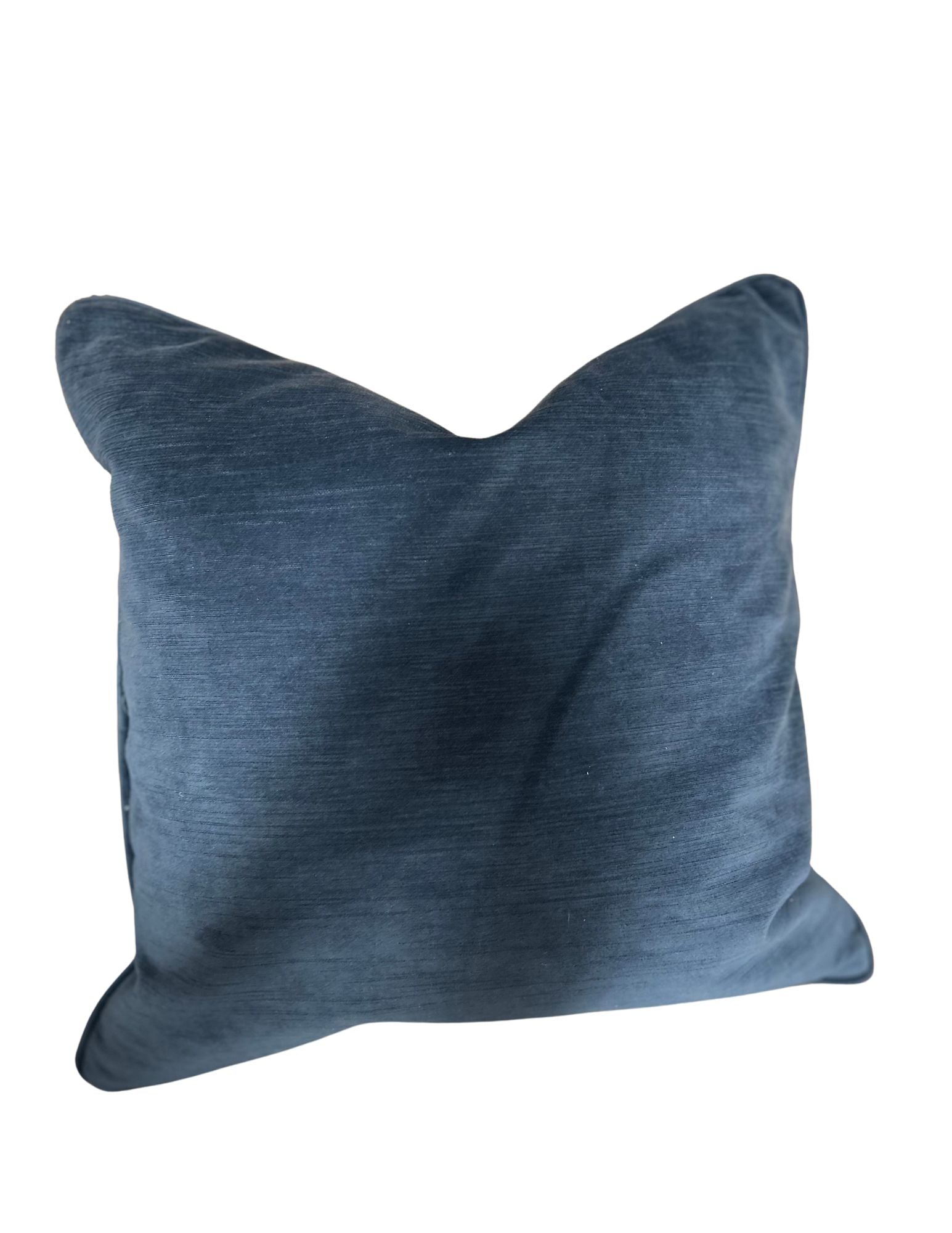 Coussin texturé - Marine tissé